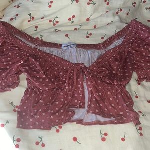 Tie Front Urban Outfitters Crop Top